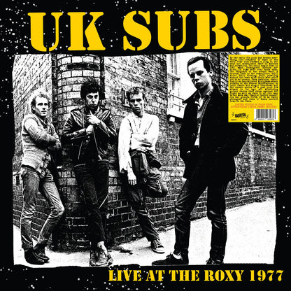 U.K. SUBS – Live At The Roxy 1977 LP (yellow vinyl)