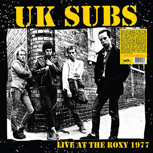 U.K. SUBS – Live At The Roxy 1977 LP (yellow vinyl)
