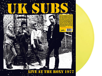 U.K. SUBS – Live At The Roxy 1977 LP (yellow vinyl)