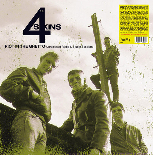 4 SKINS – Riot In The Ghetto: Unreleased Radio & Studio Sessions LP