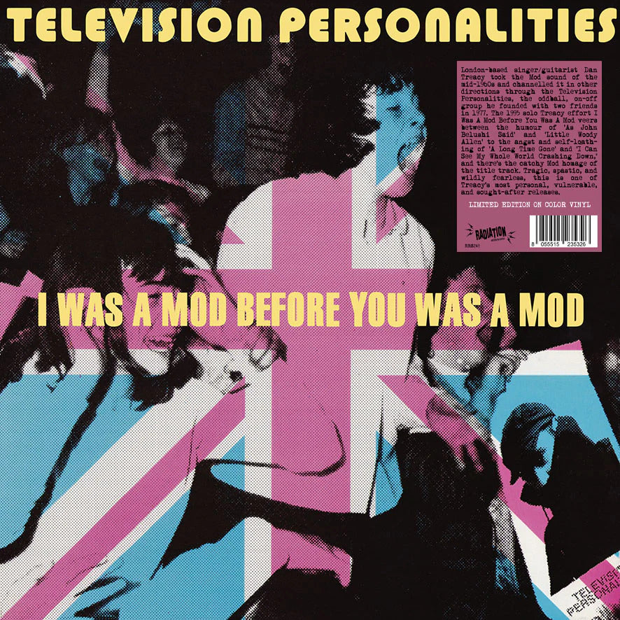 TELEVISION PERSONALITIES – I Was A Mod Before You Was A Mod LP (pink vinyl)