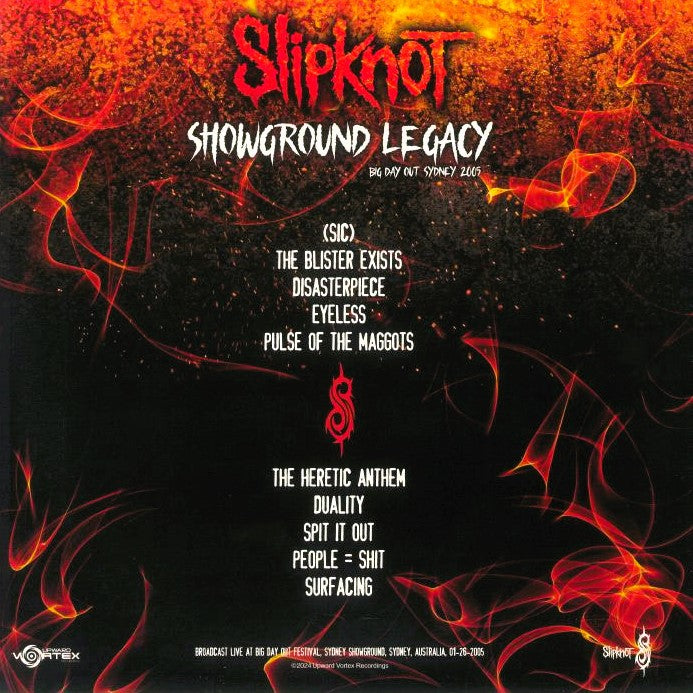 SLIPKNOT – Showground Legacy • Big Day Out Sydney 2005 LP