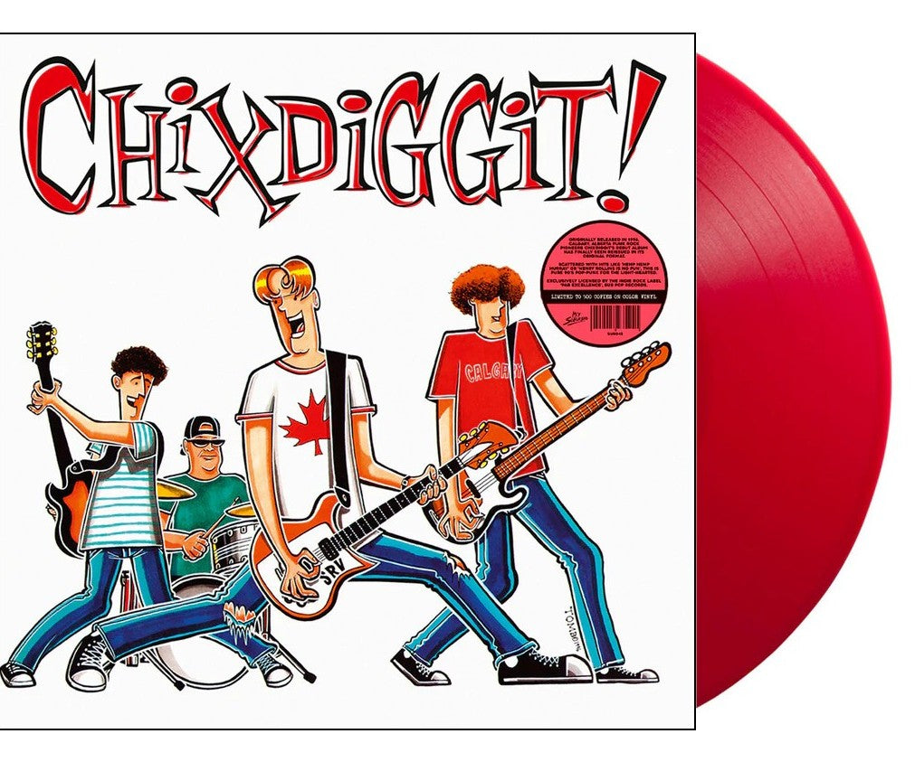 CHIXDIGGIT! – S/T LP (red vinyl)