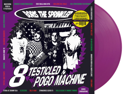 BORIS THE SPRINKLER – 8 Testicled Pogo Machine LP (purple vinyl)