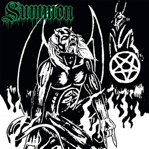 SUMMON – Fire Turns Everything Black / Devourer Of Souls LP (green marbled vinyl)