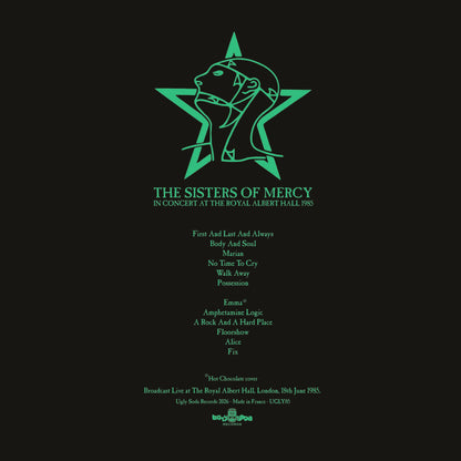 SISTERS OF MERCY – In Concert At The Royal Albert Hall 1985 LP (marbled color vinyl)