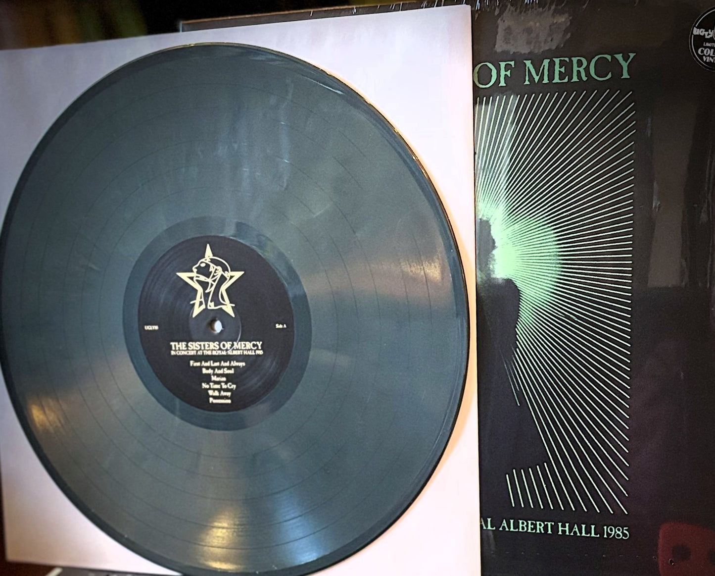 SISTERS OF MERCY – In Concert At The Royal Albert Hall 1985 LP (marbled color vinyl)