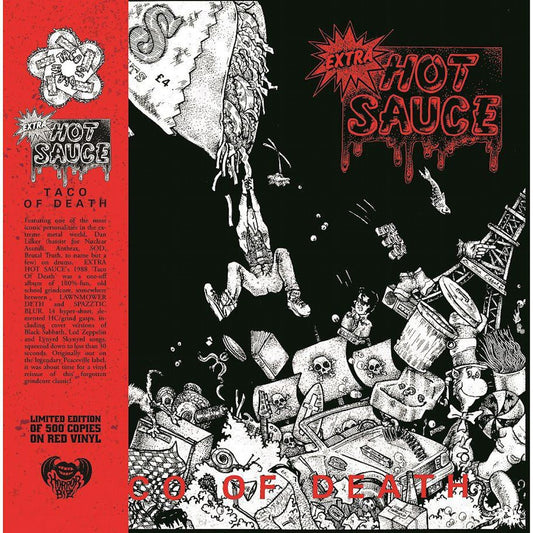 EXTRA HOT SAUCE – Taco Of Death LP (red vinyl)