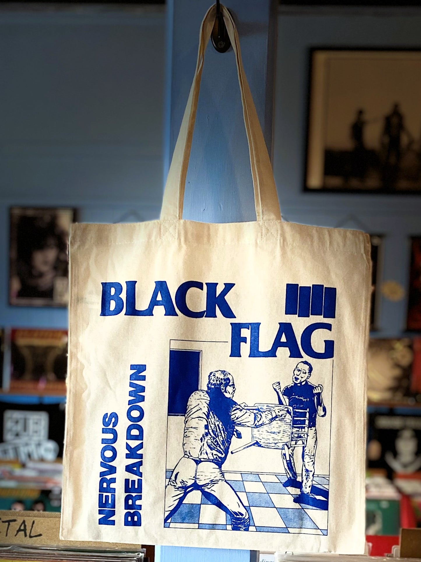 BLACK FLAG | Nervous Breakdown Tote Bag