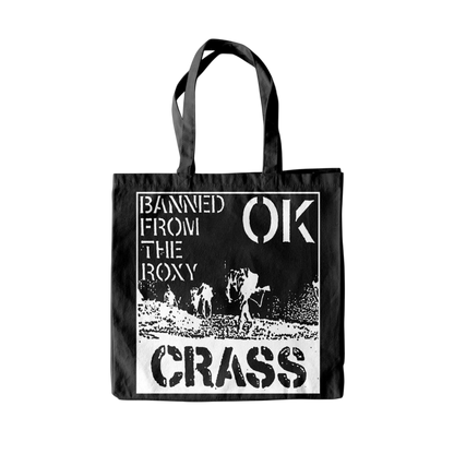 CRASS | Banned From The Roxy Tote Bag