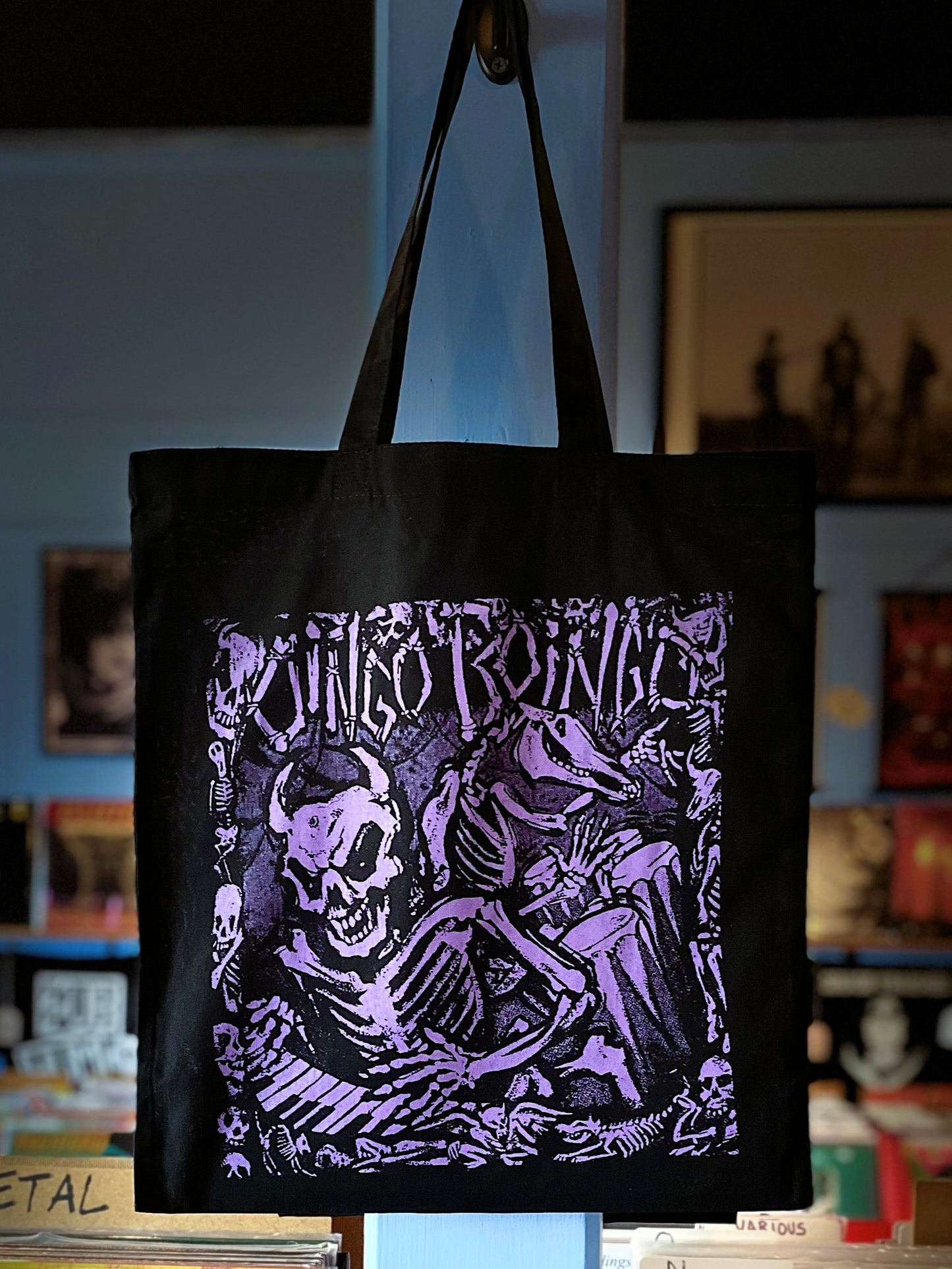 OINGO BOINGO | Skeletons In The Closet Tote Bag