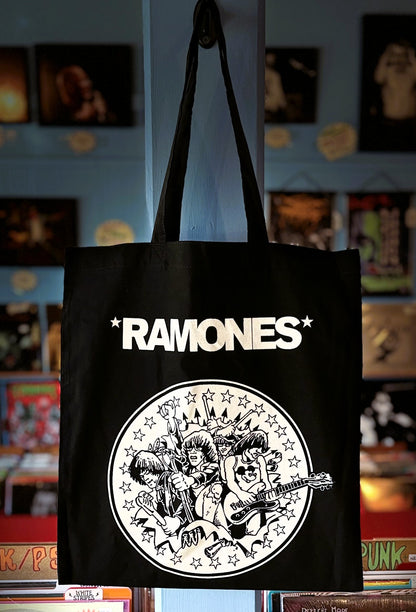 RAMONES | Cartoon Tote Bag