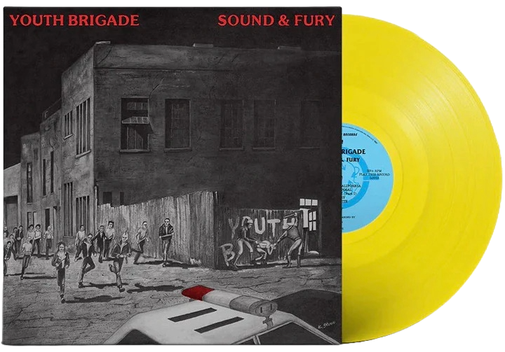 YOUTH BRIGADE – Sound & Fury LP (yellow vinyl) – CITY NOISE YOUTH BRIGADE – Sound & Fury LP (yellow vinyl) – CITY NOISE