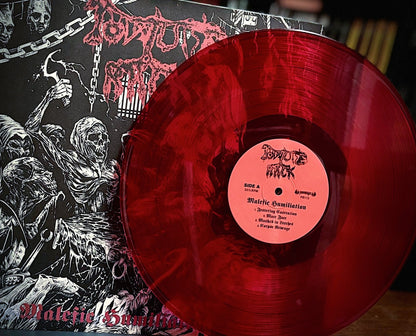 TORTURE RACK – Malefic Humiliation LP (red translucent vinyl)