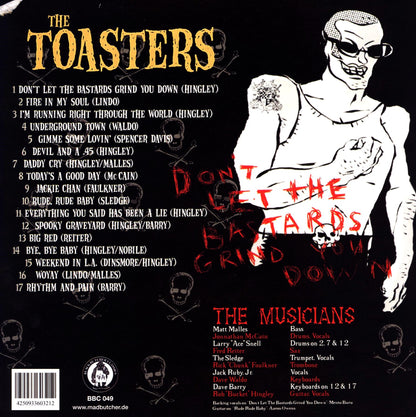 TOASTERS – D.L.T.B.G.Y.D. (Don't Let The Bastards Grind You Down) LP