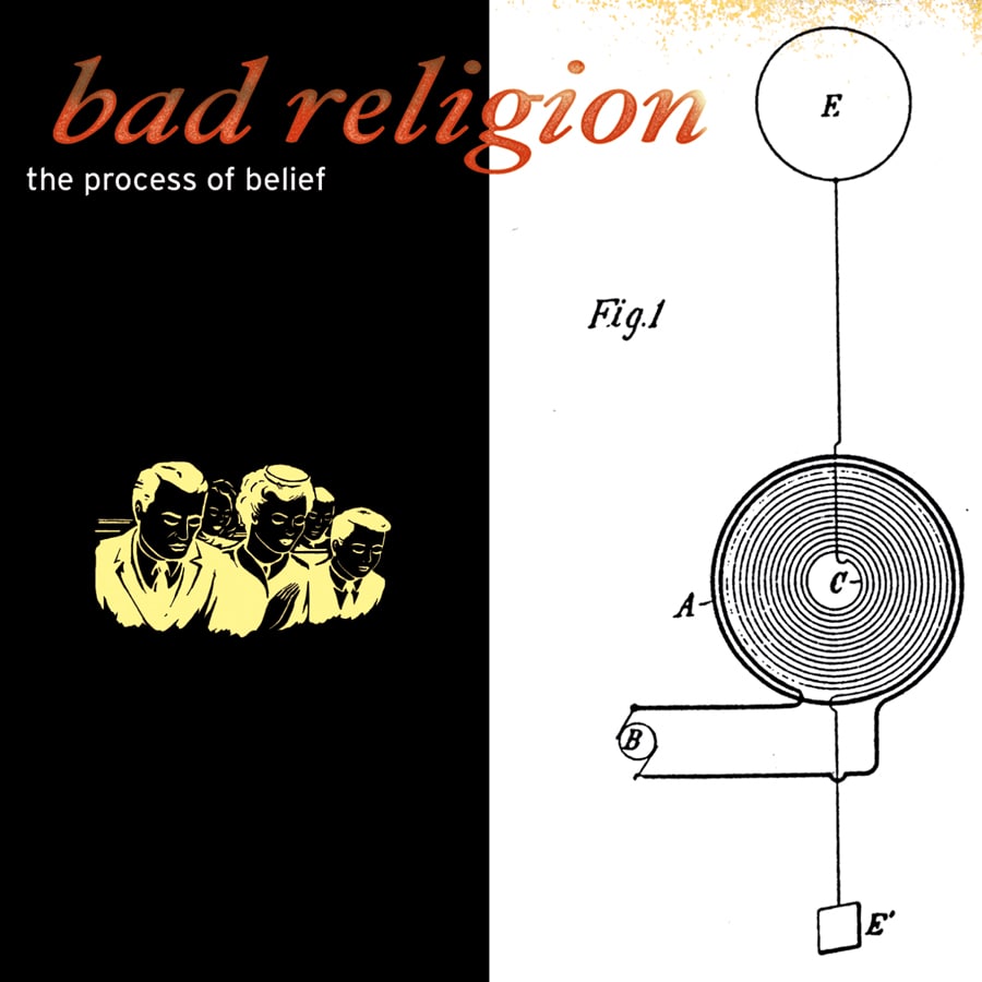 BAD RELIGION – The Process Of Belief LP (orange/black galaxy vinyl)