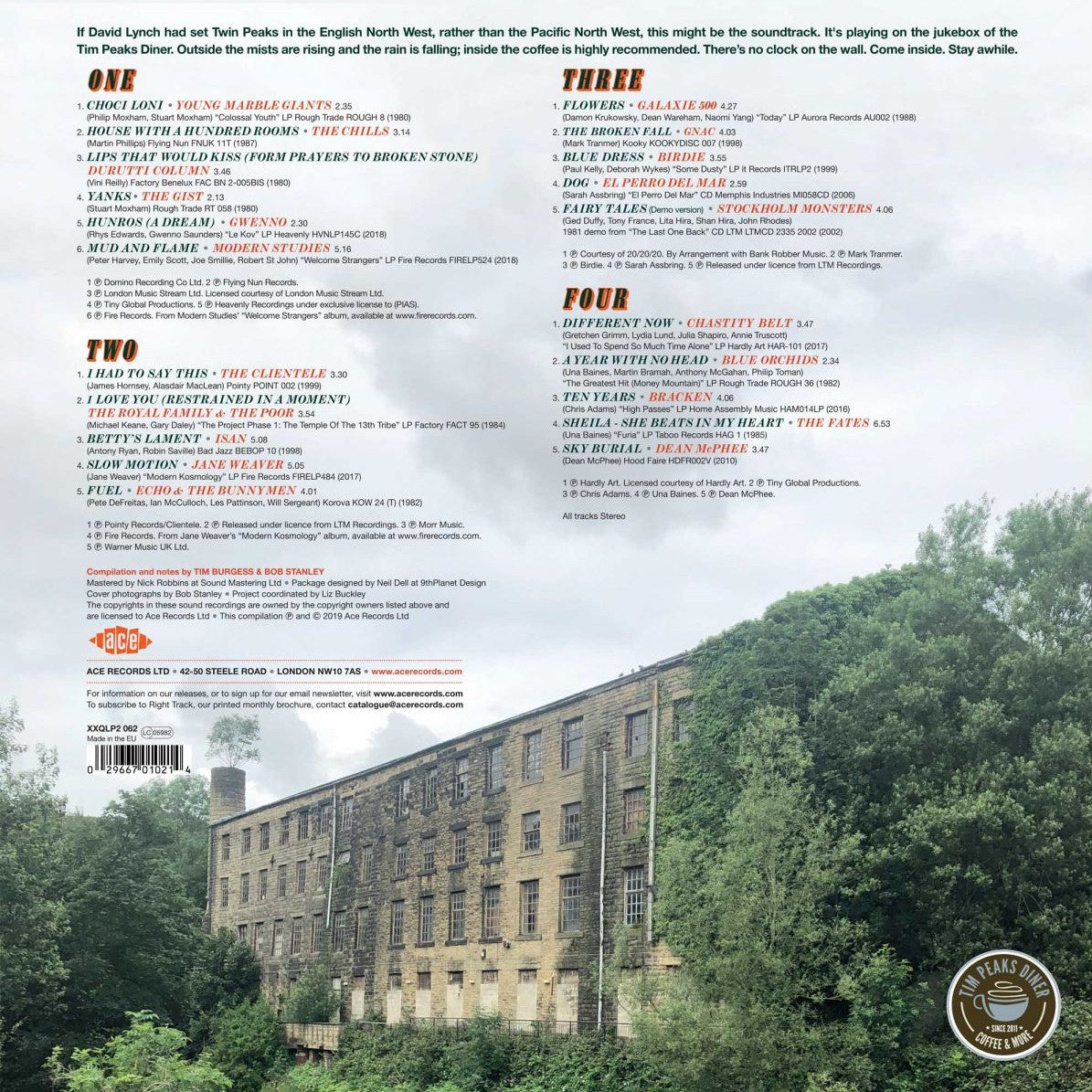 V/A – Bob Stanley & Tim Burgess Present: Tim Peaks • Songs For A Late-Night Diner 2xLP