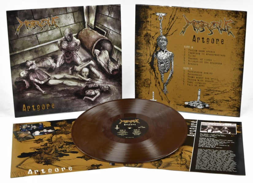 MORGUE – Artgore LP (yellow/brown swirl vinyl)