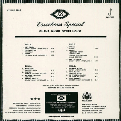 V/A – Essiebons Special 1973 - 1984 • Ghana Music Power House 2xLP