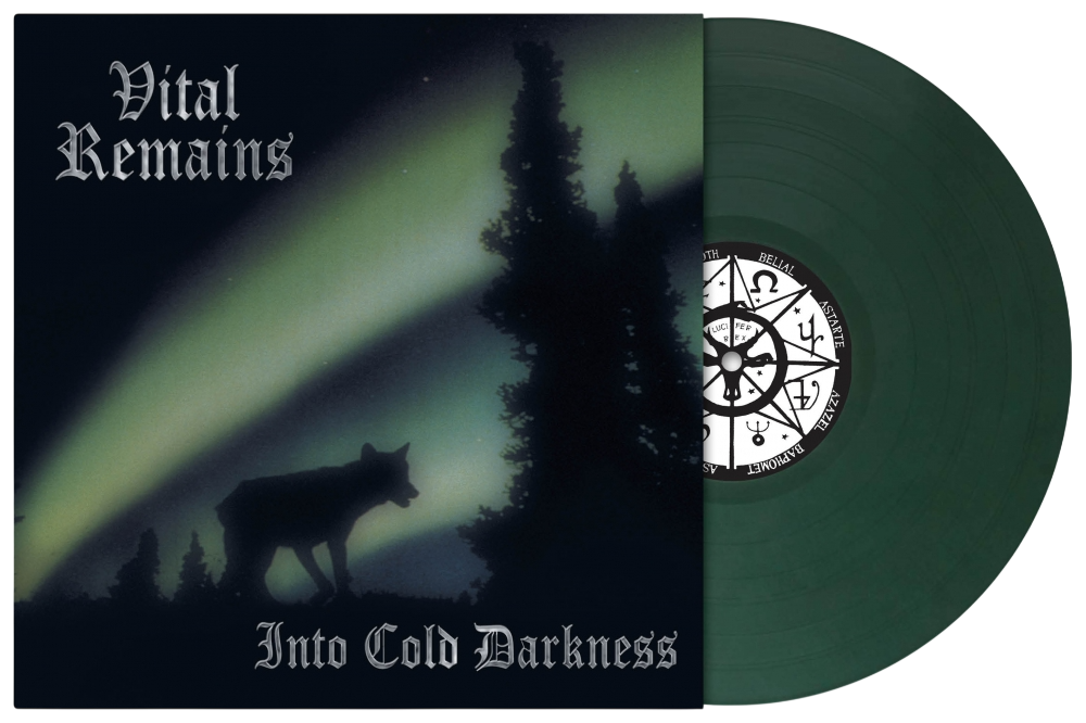 VITAL REMAINS – Into Cold Darkness LP (green vinyl)
