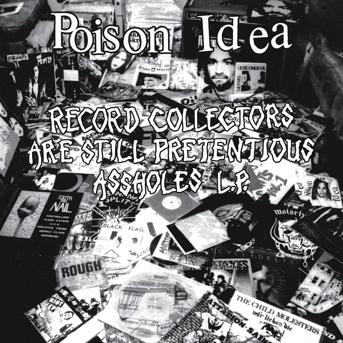 POISON IDEA – Record Collectors Are Still Pretentious Assholes L.P. (violent translucent vinyl)