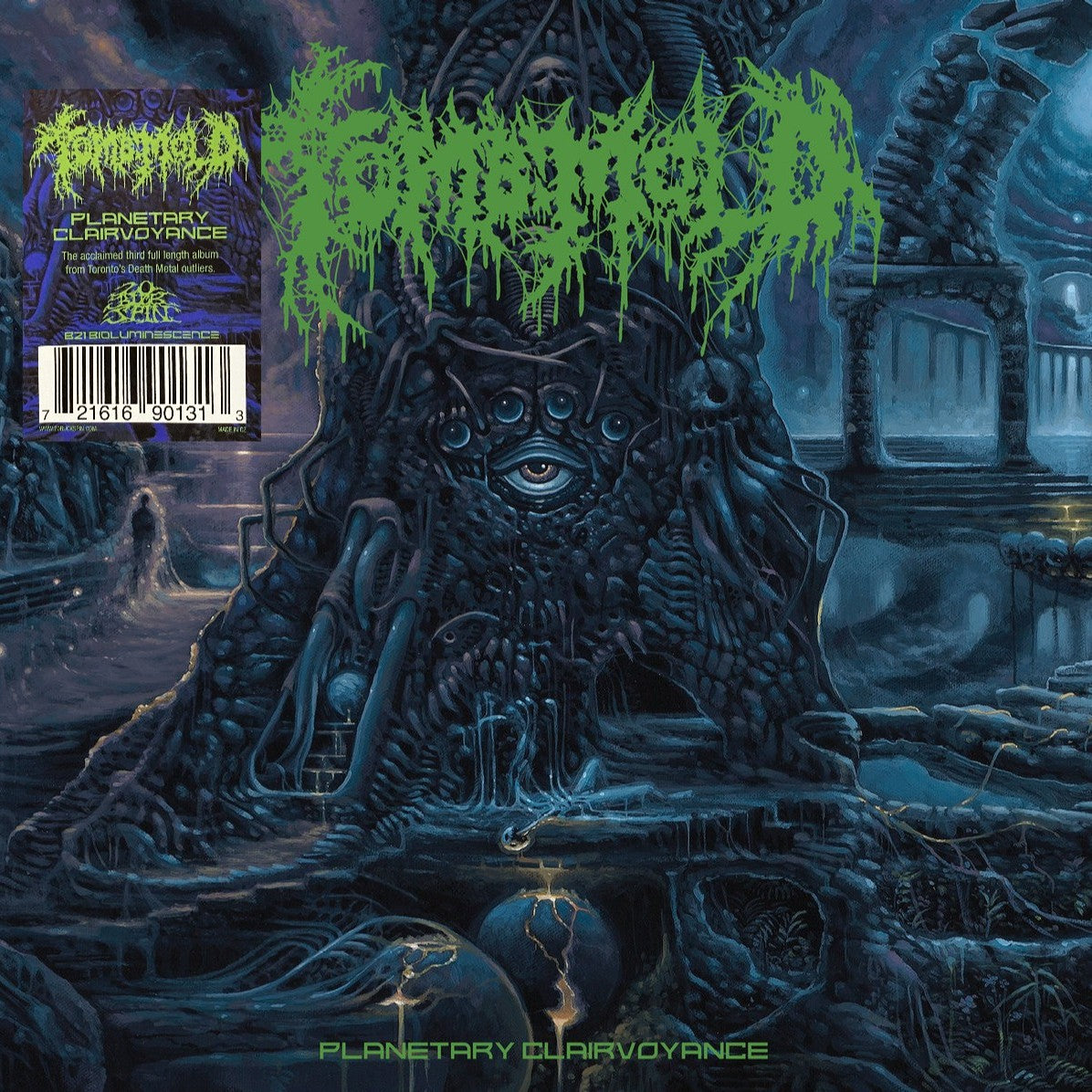 TOMB MOLD – Planetary Clairvoyance LP ("Bioluminescence" marbled vinyl)