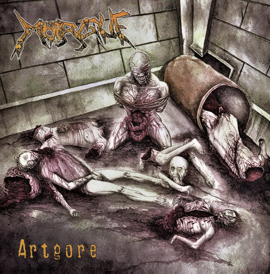 MORGUE – Artgore LP (yellow/brown swirl vinyl)