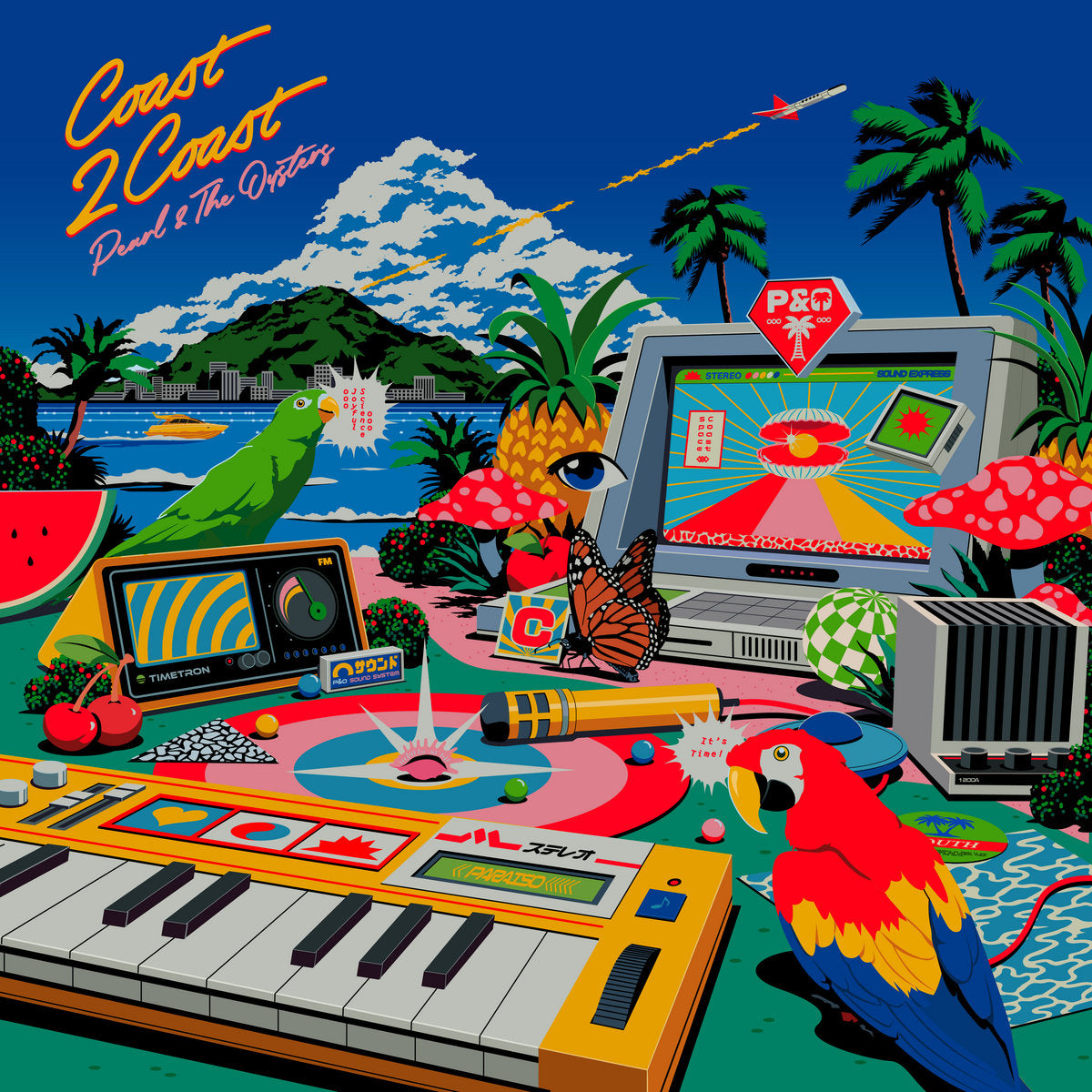 PEARL & THE OYSTERS – Coast 2 Coast LP (blue wave vinyl)