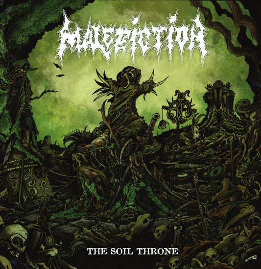 MALEDICTION – The Soil Throne LP (clear splatter vinyl)