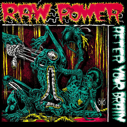 RAW POWER – After Your Brain LP (white/red splatter vinyl)
