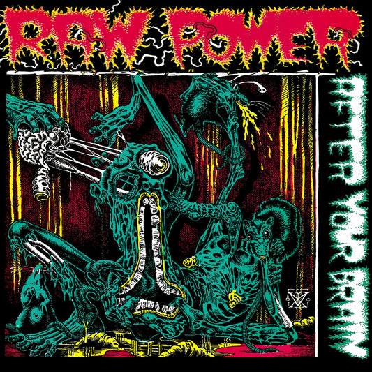 RAW POWER – After Your Brain LP (white/red splatter vinyl)