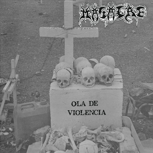 MASACRE – Ola De Violencia / Barbarie Y Sangre En Memoria De Cristo LP (green vinyl)