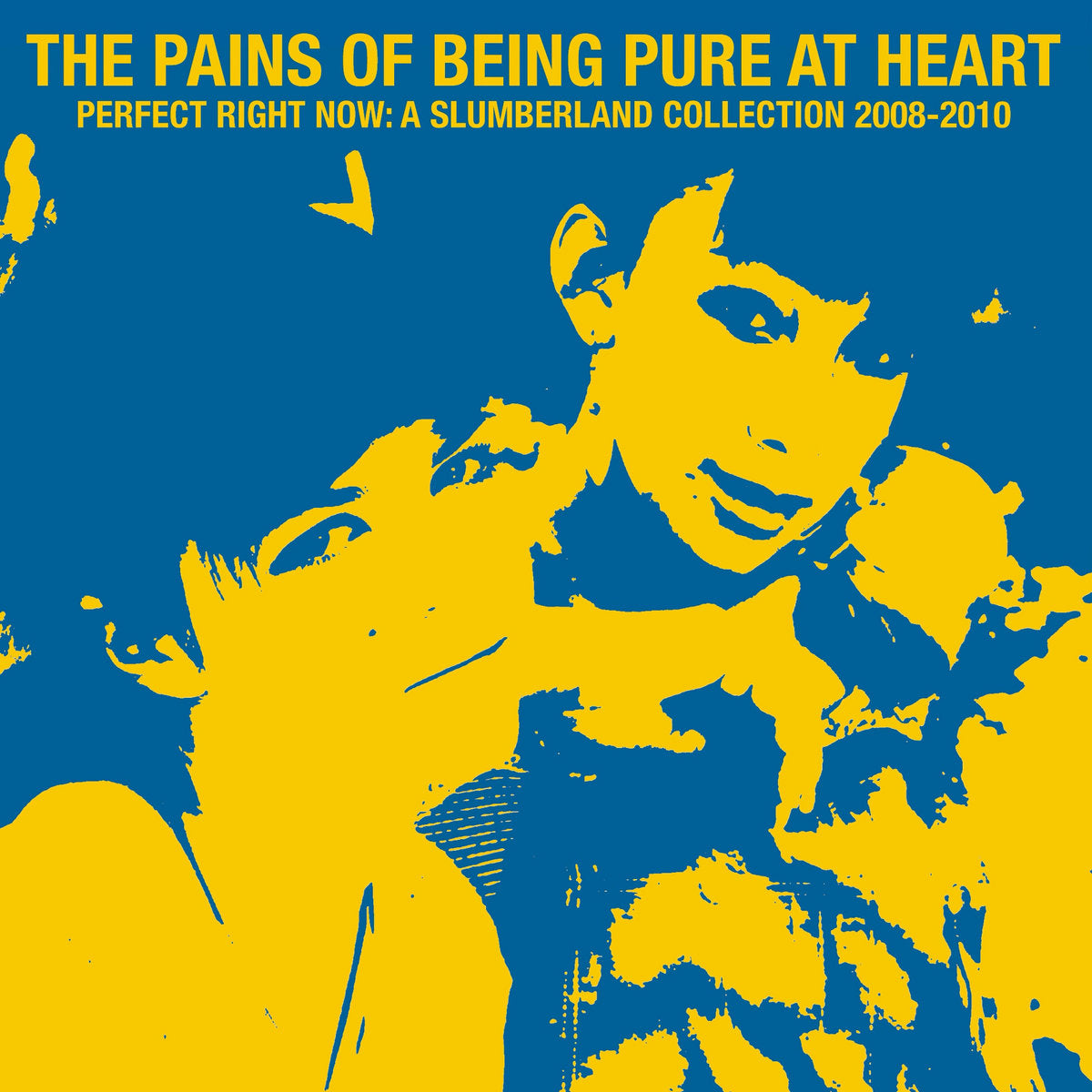 PAINS OF BEING PURE AT HEART – Perfect Right Now • A Slumberland Collection 2008-2010 LP (milky clear + blue/yellow splatter vinyl)