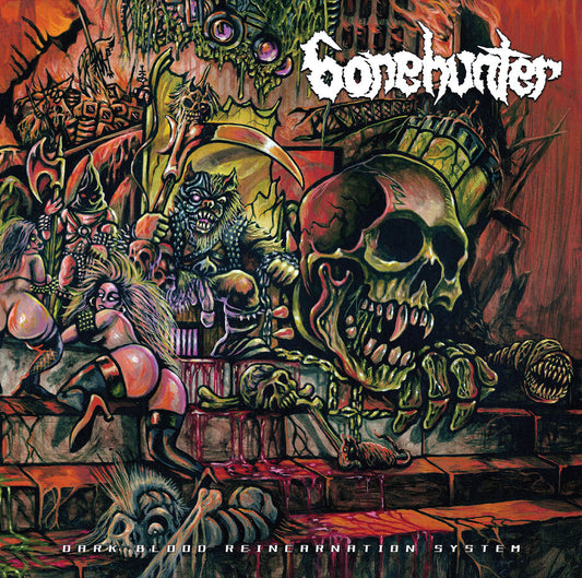 BONEHUNTER – Dark Blood Reincarnation System LP (orange/green galaxy vinyl)