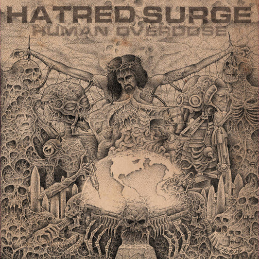 HATRED SURGE – Human Overdose LP (yellow translucent vinyl)