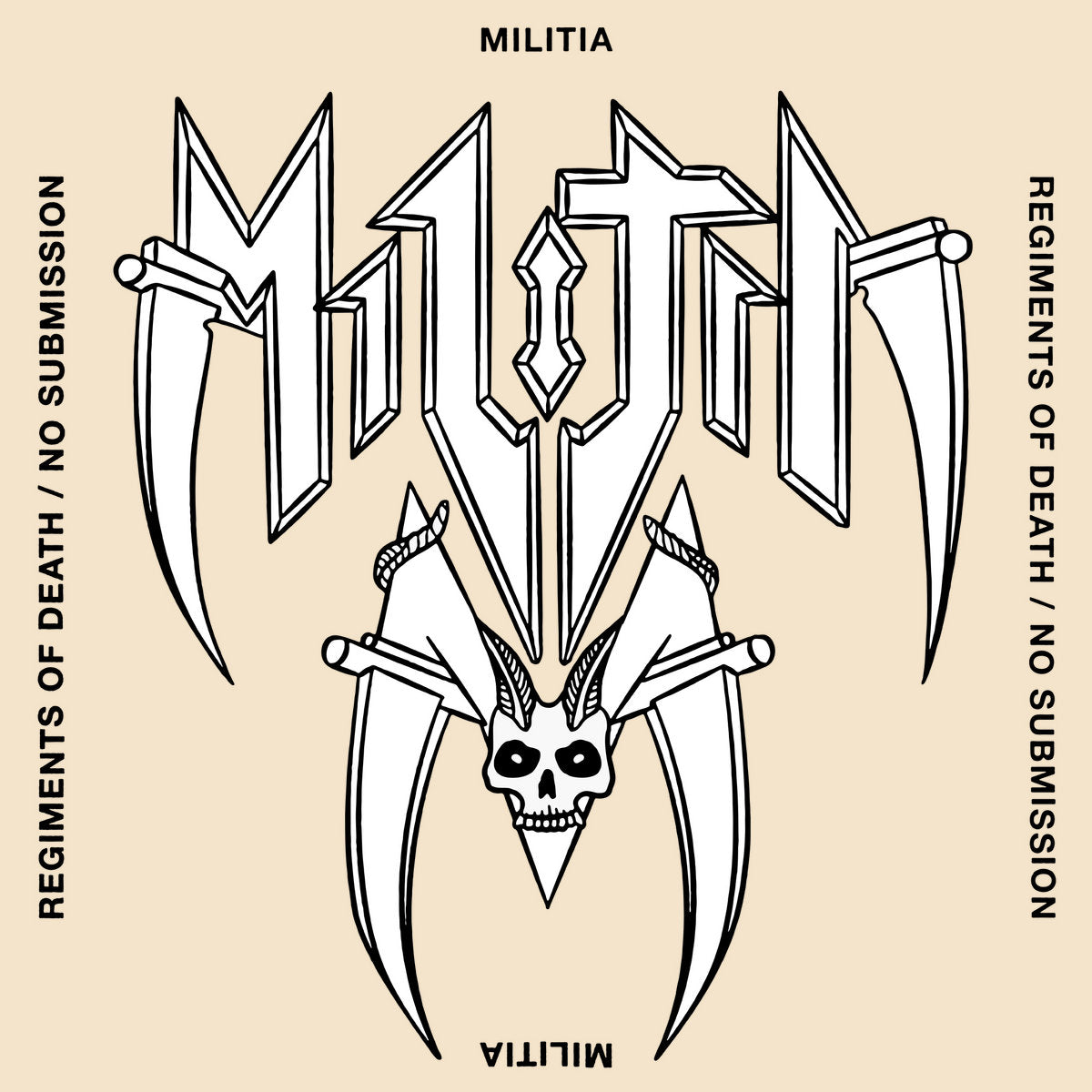 MILITIA – Regiments Of Death / No Submission LP