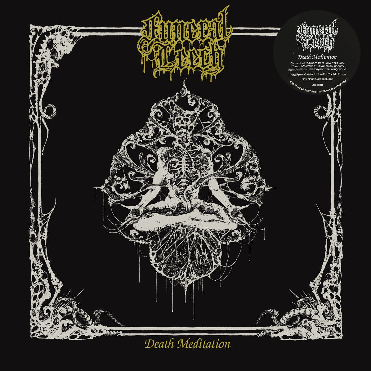 FUNERAL LEECH – Death Meditation LP (gold vinyl)