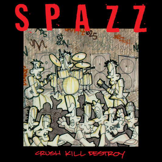 SPAZZ – Crush Kill Destroy LP ("Swampfoot Green" vinyl)