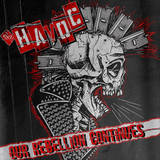 HAVOC – Our Rebellion Continues LP (gray/red splatter vinyl)