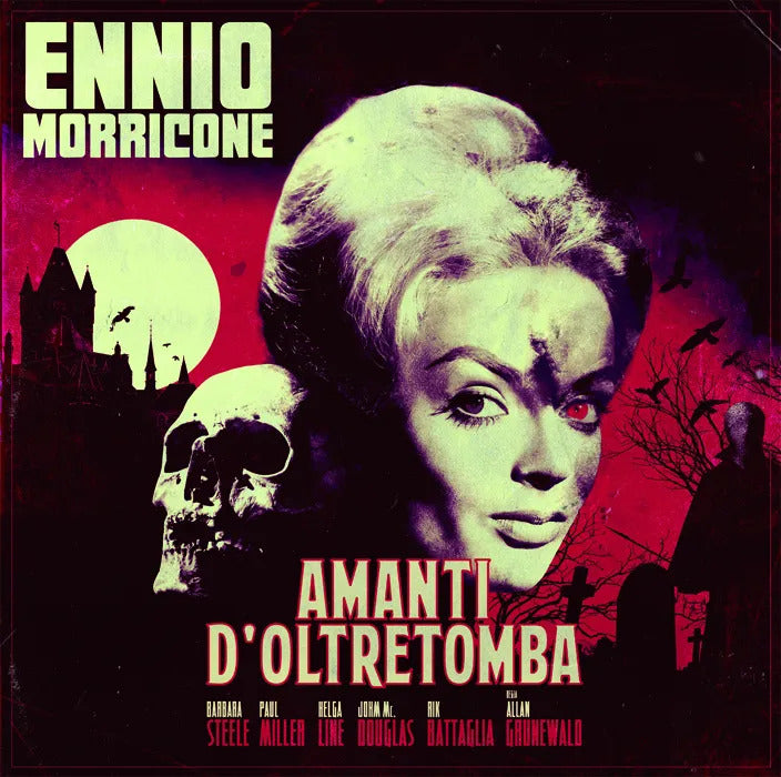 ENNIO MORRICONE – Amanti D'Oltretomba OST LP ("Bloody Red" marbled vinyl)