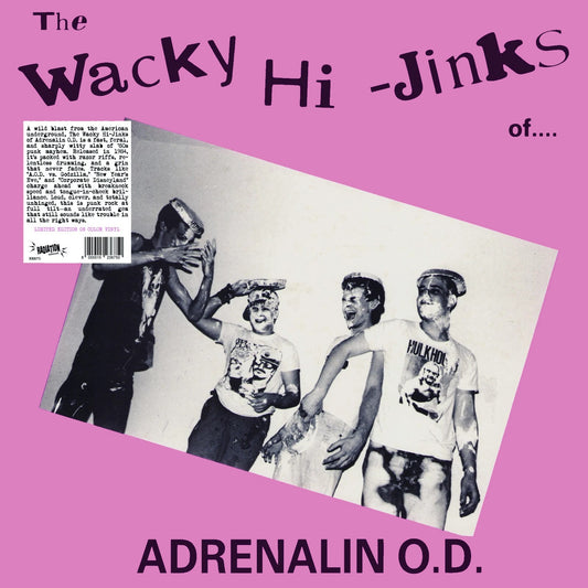 ADRENALIN O.D. – The Wacky Hi-Jinks of Adrenalin O.D. LP (pink vinyl)