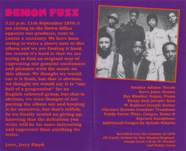 DEMON FUZZ – Afreaka! Cassette
