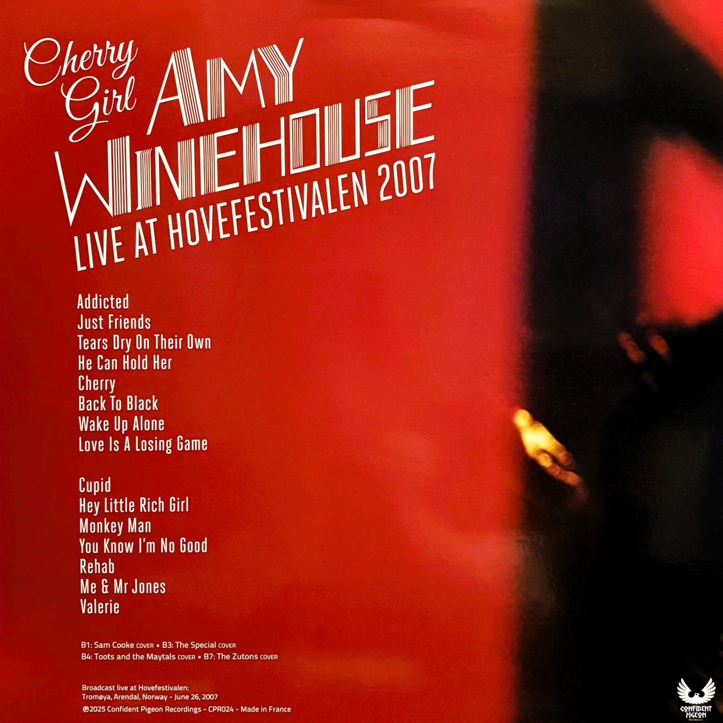 AMY WINEHOUSE – Cherry Girl • Live At Hovefestivalen 2007 LP
