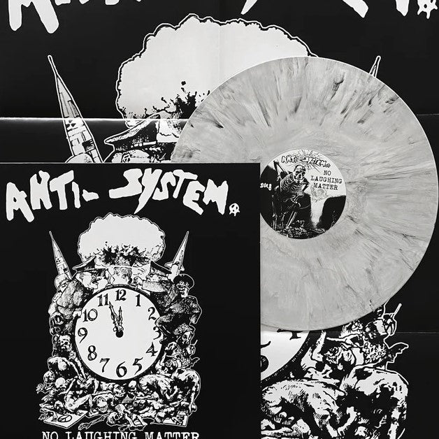 ANTI-SYSTEM – No Laughing Matter LP (white/black marble vinyl)