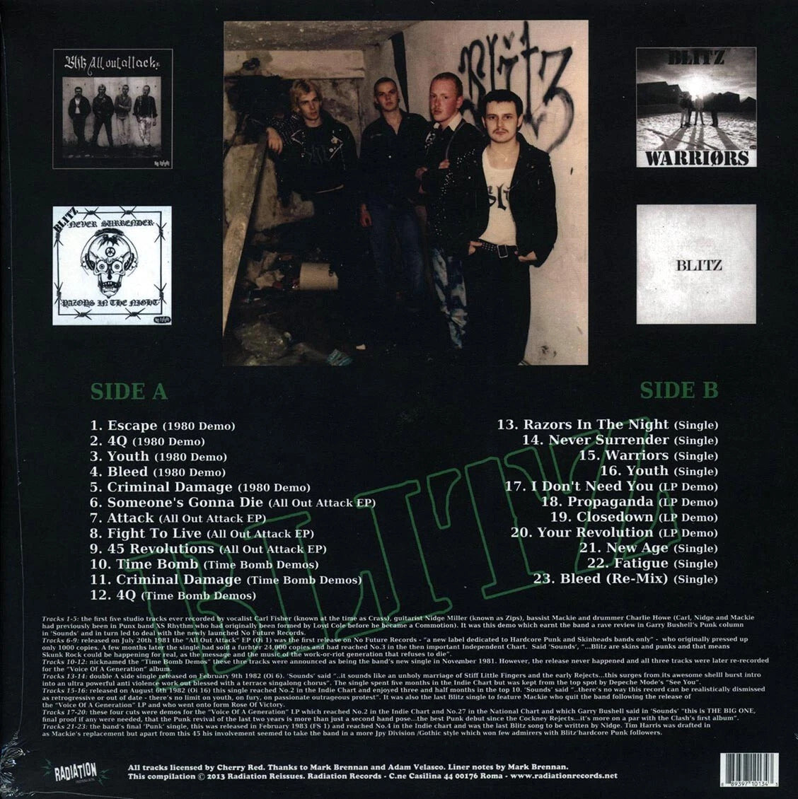 BLITZ – Time Bomb LP
