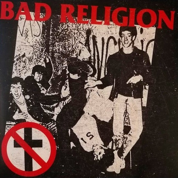 BAD RELIGION – Public Service Comp Tracks 1981 7" (clear/blue splatter vinyl)