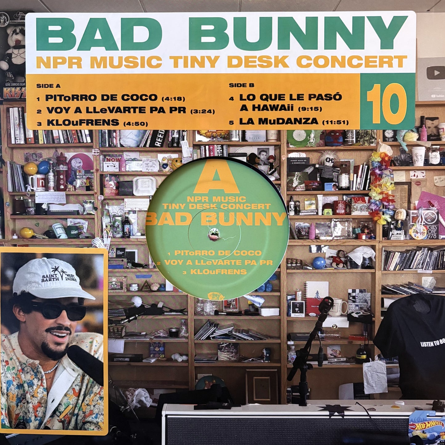 BAD BUNNY – NPR Music Tiny Desk Concert LP (color vinyl)