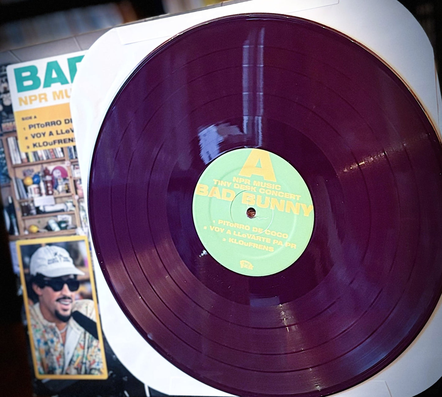 BAD BUNNY – NPR Music Tiny Desk Concert LP (color vinyl)