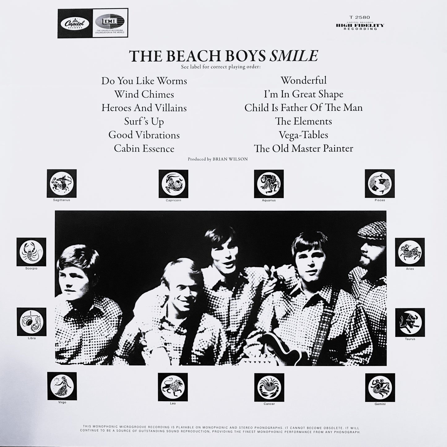 BEACH BOYS – Smile LP (color vinyl)