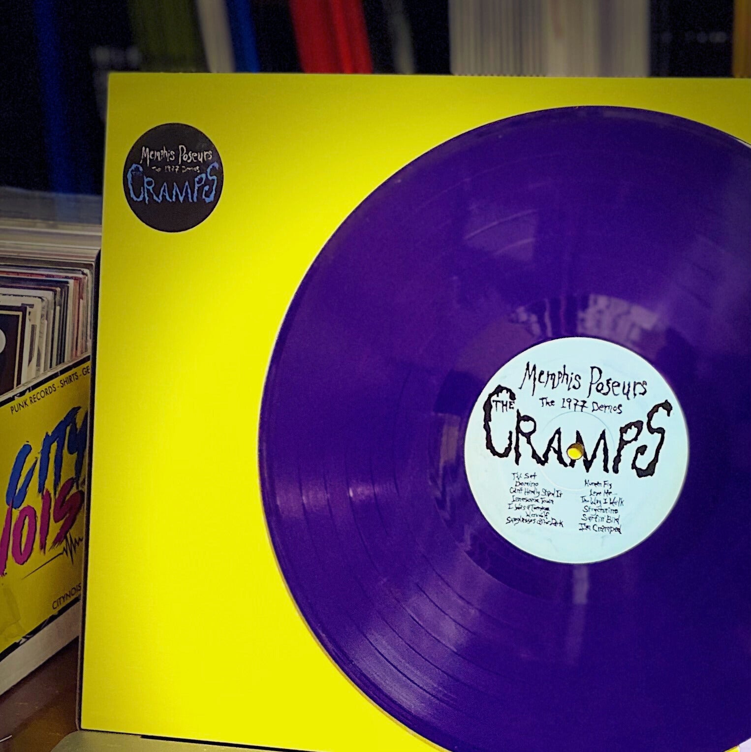 CRAMPS – Memphis Poseurs (1977 Demos) LP (color vinyl) – CITY NOISE